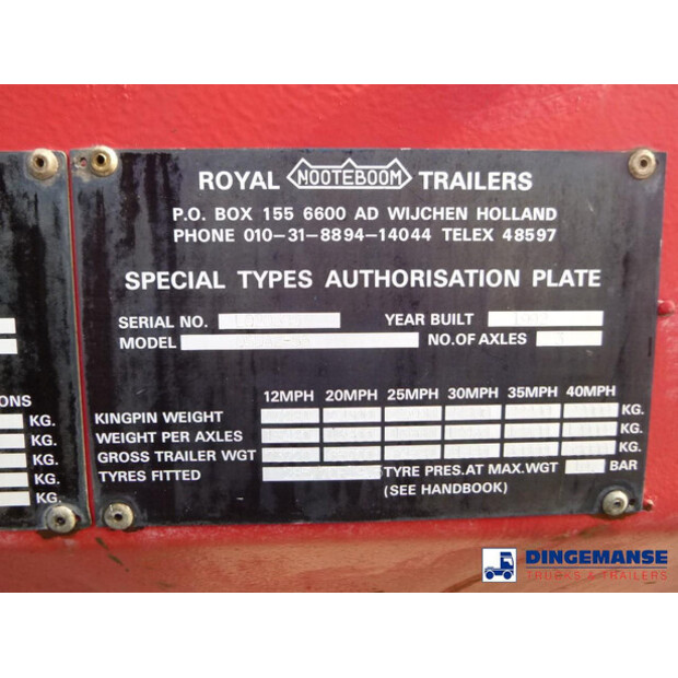 1992 Nooteboom OSDAZ-56-43048341