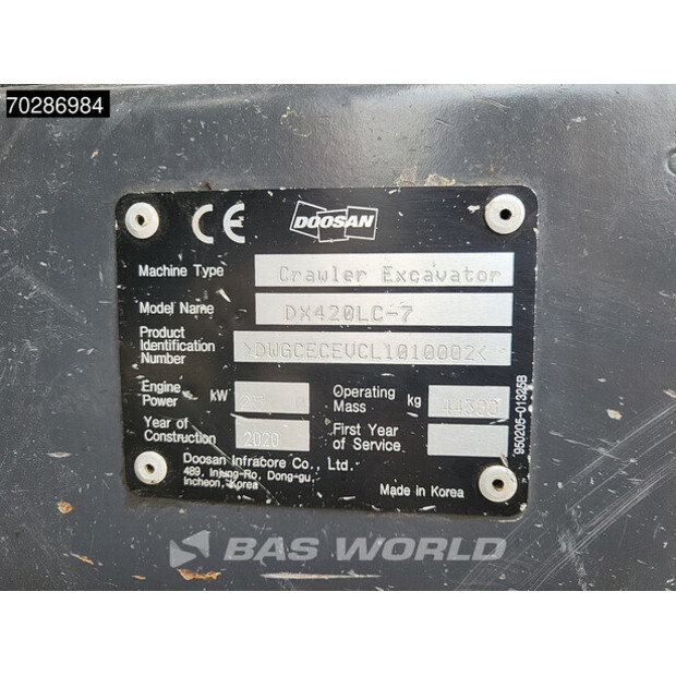 2020 Doosan DX420 LC-7-43049005