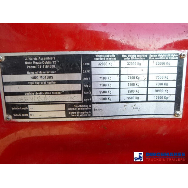 2007 Hino FY1EUKA-43049018