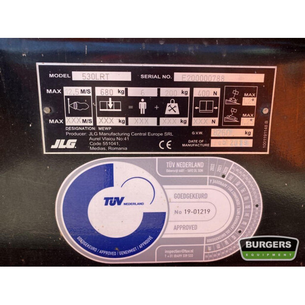 2019 JLG 530LRT-43049113