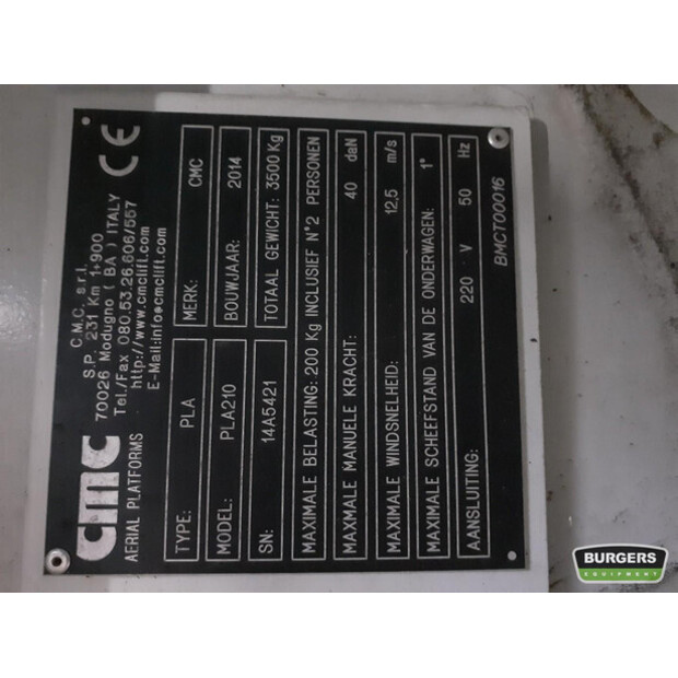 2014 CMC PLA210-43052208