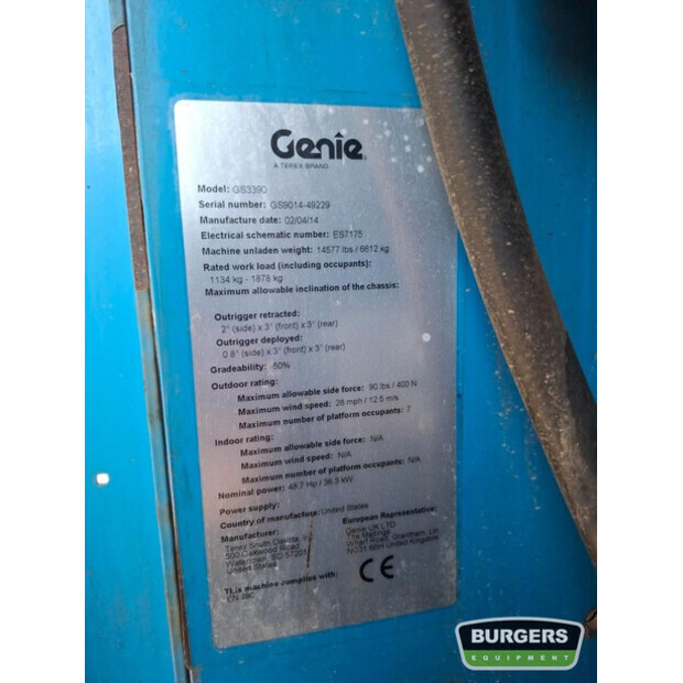2014 Genie GS3390-43053981