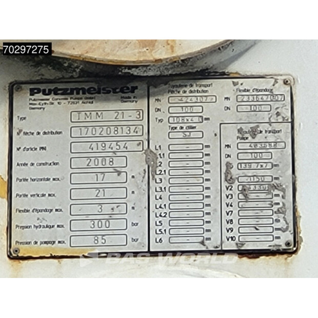 2008 مرسيدس بنز Actros 3241-43055061