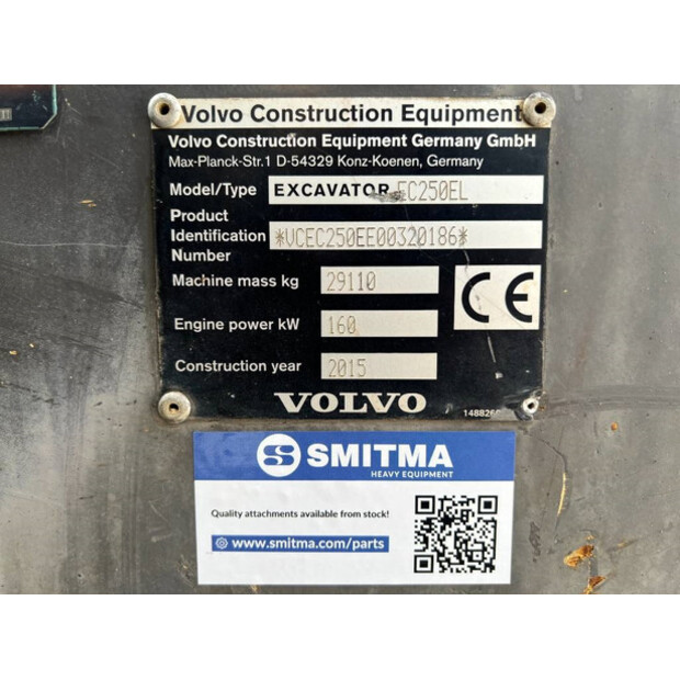 2015 Volvo EC250EL-43056087