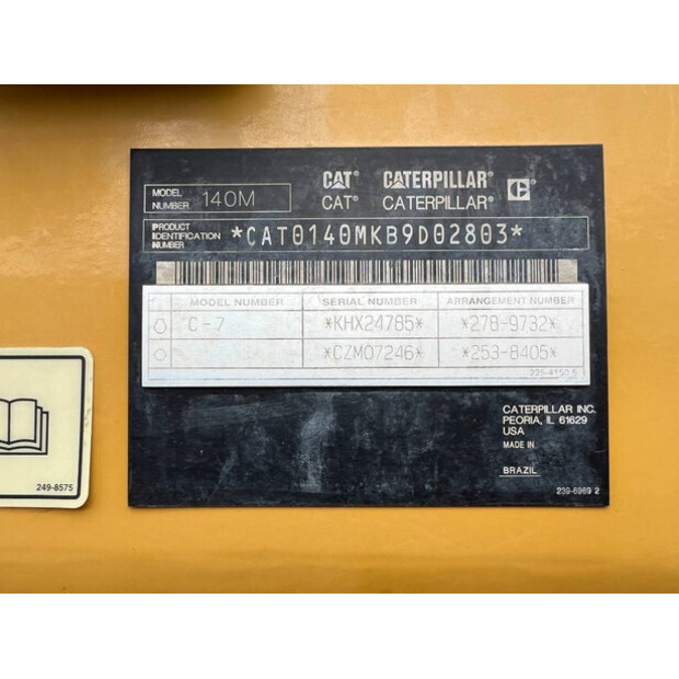 2010 Caterpillar 140M-43057209