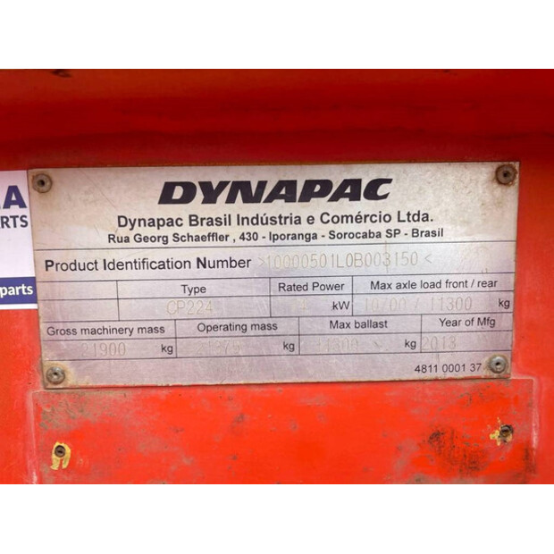 2013 DYNAPAC CP224-43058909
