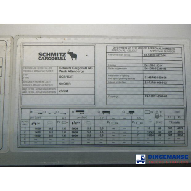 2017 Schmitz Cargobull SCB S3T-43060222