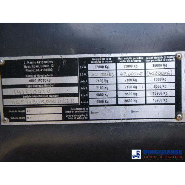 2009 هينو FY1EUKA-43060675