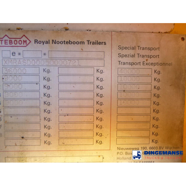 2005 Nooteboom ASD-40-22-43062218