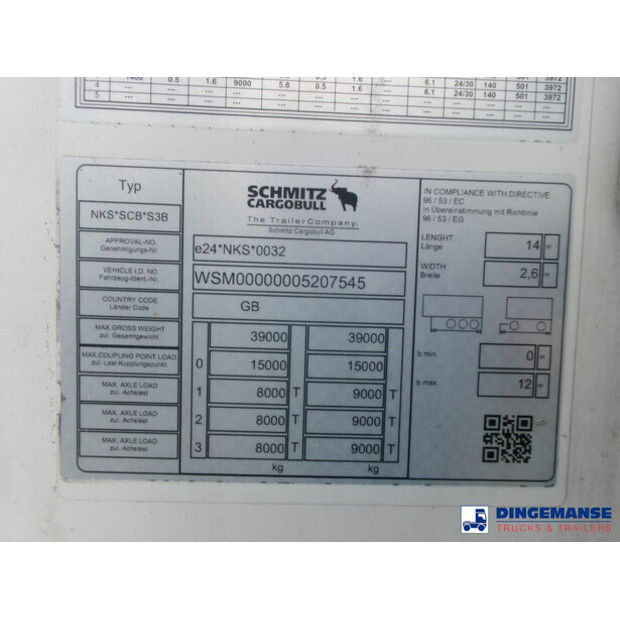 2018 Schmitz Cargobull FRIGO-43063768