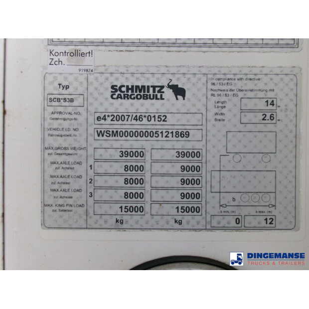 2014 Schmitz Cargobull FRIGO-43064232