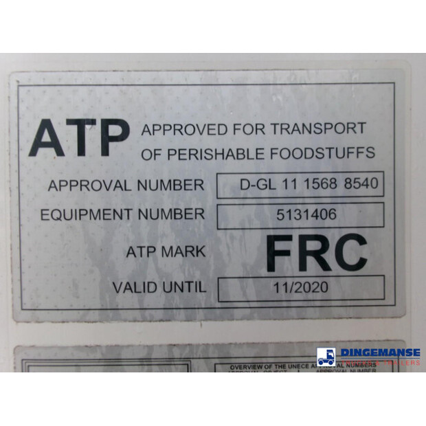 2014 شميتز كارجوبول Frigo trailer + Carrier Vector 1550-43064325