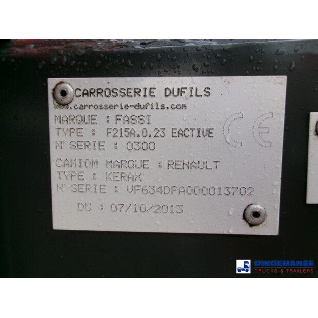 2013 رينو Kerax 380 dxi 6x4 + Fassi F215A.0.23-43065729