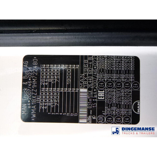 2016 مان TGX 26.440-43066448