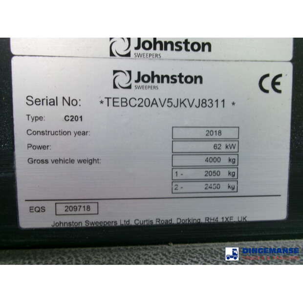 2018 Johnston C202-43070959