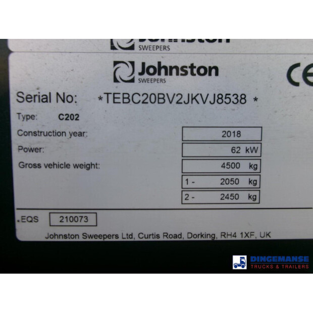 2019 Johnston C202-43071010