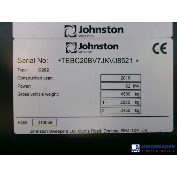 2019 Johnston C202-43071025