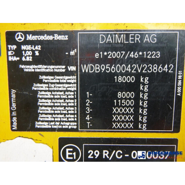 2015 مرسيدس بنز Econic 1830-43073725