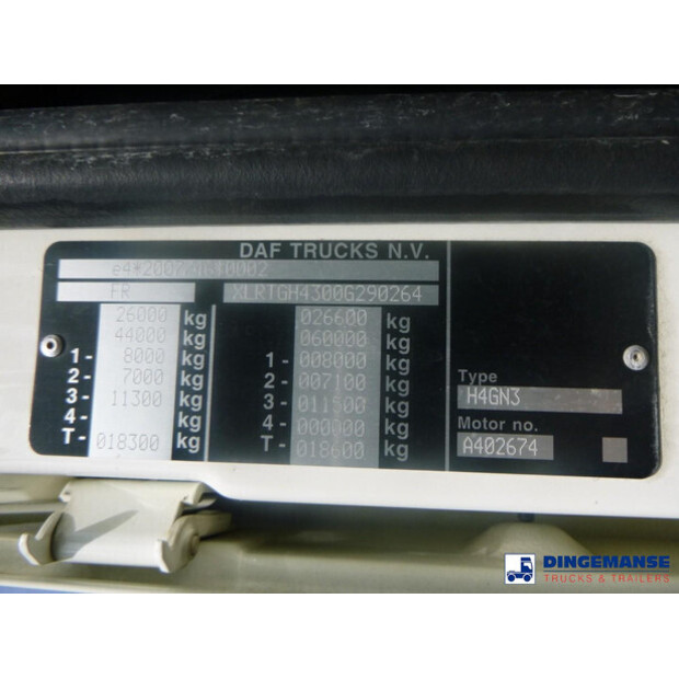 2019 DAF XF 530-43074122