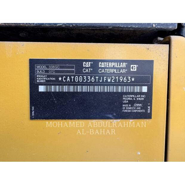 2023 Caterpillar 336-07GC-43076448