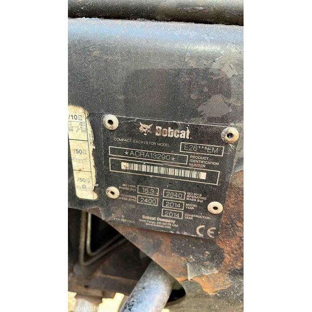 2014 BOBCAT E27-43090048