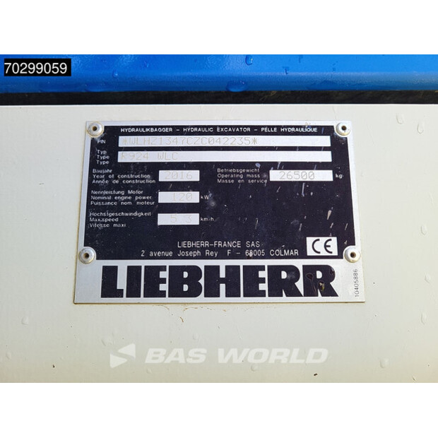 2016 Liebherr R924-43091599