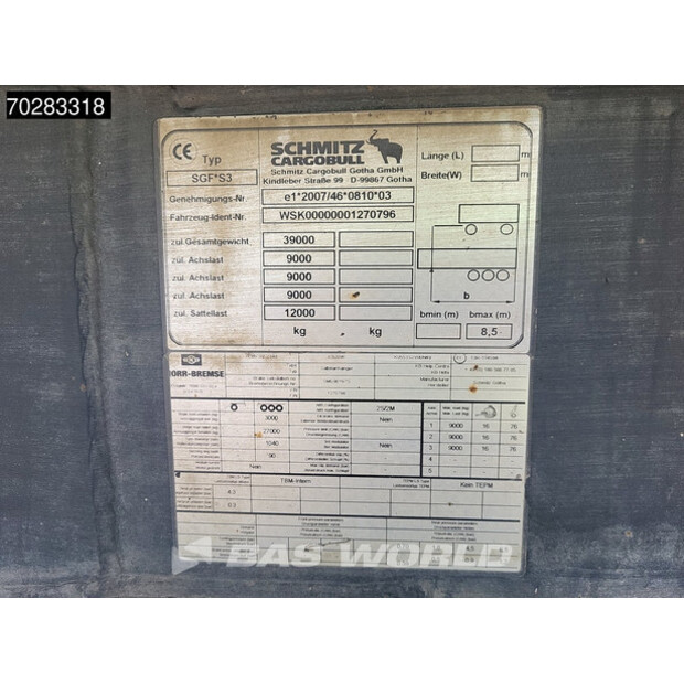 2013 Schmitz Cargobull SGF*S3-43095698