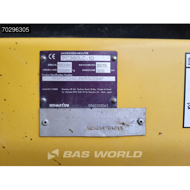 2015 كوماتسو PC360LC-10-43113828