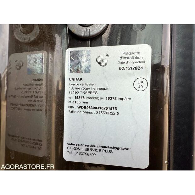 2017 مرسيدس بنز Antos 1824-43134437