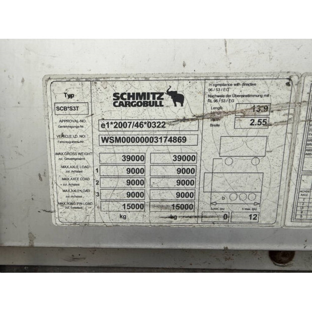 2013 Schmitz Cargobull SCB*S3T-43138402