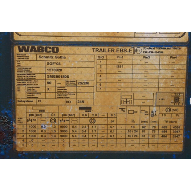 2013 شميتز كارجوبول SGF*S3-43141040