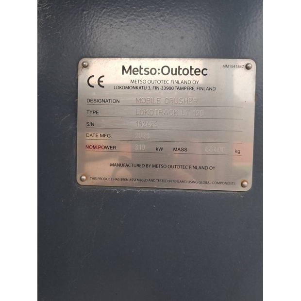 2023 Metso 120-43146730