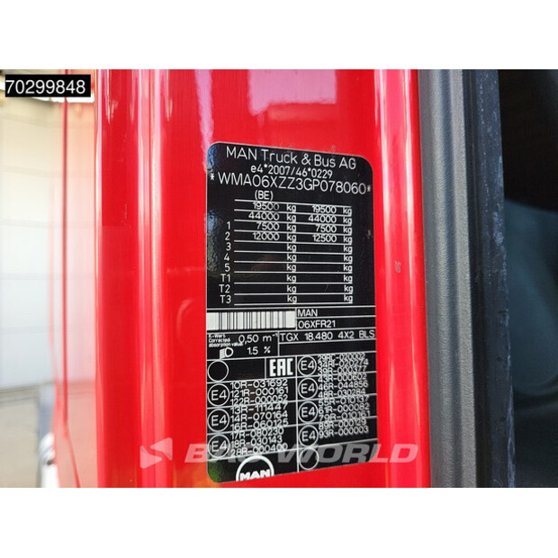 2016 MAN TGX 18.480-43166433