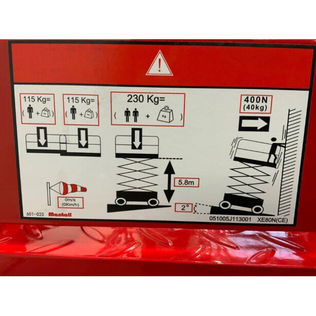 2023 مانتال XE80N-43167368