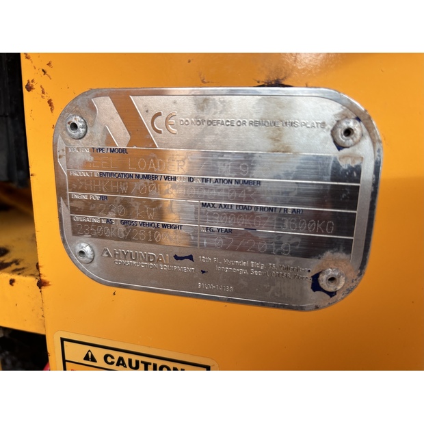 2019 هيونداي HL970-43175289