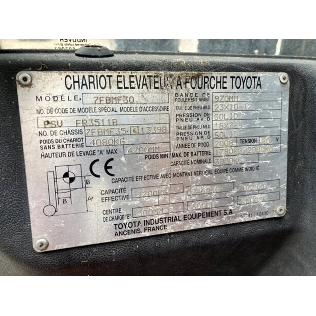 2008 Toyota 7FBMF30-43183860