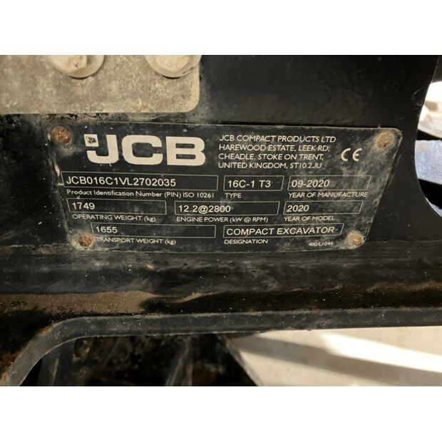 2020 JCB 16C-1 T3-43183913
