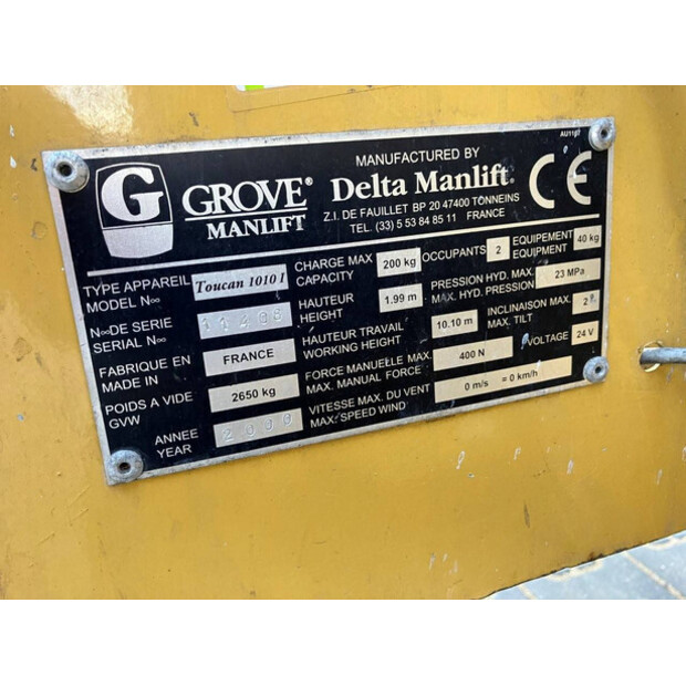 2000 GROVE TOUCAN 1010-43183965