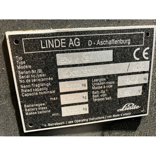2005 Linde E30-02-43184028