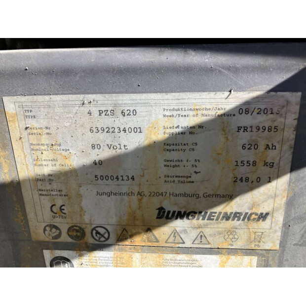 2016 Jungheinrich EFG 425K-43184295