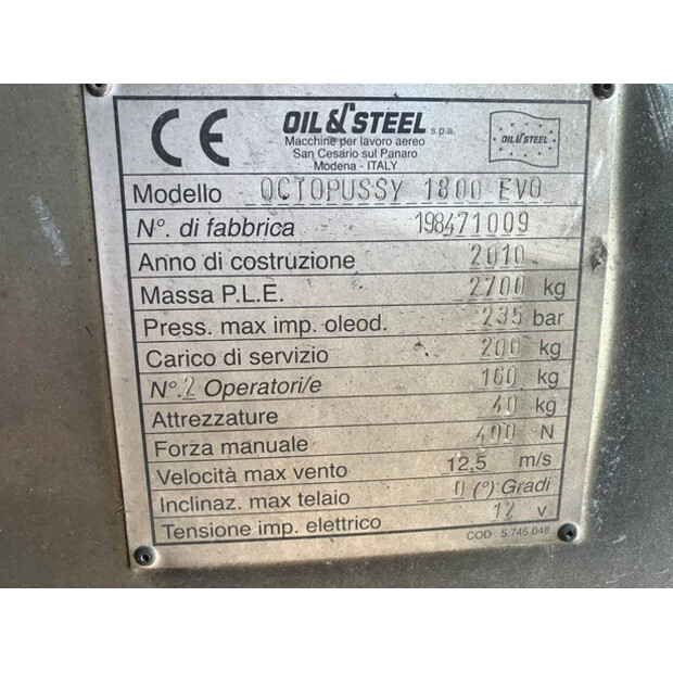 2010 Oil & Steel Octopussy 1800 EVO-43184310