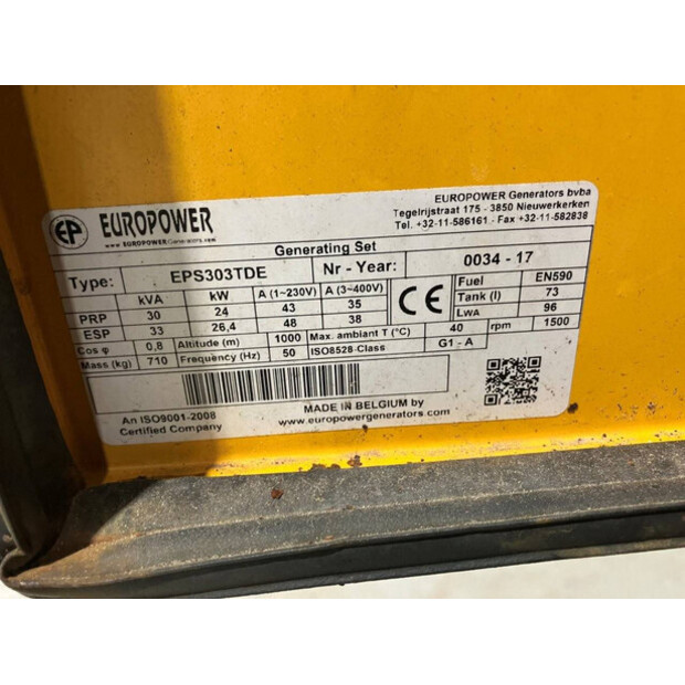 2017 Europower EPS303TDE-43185094