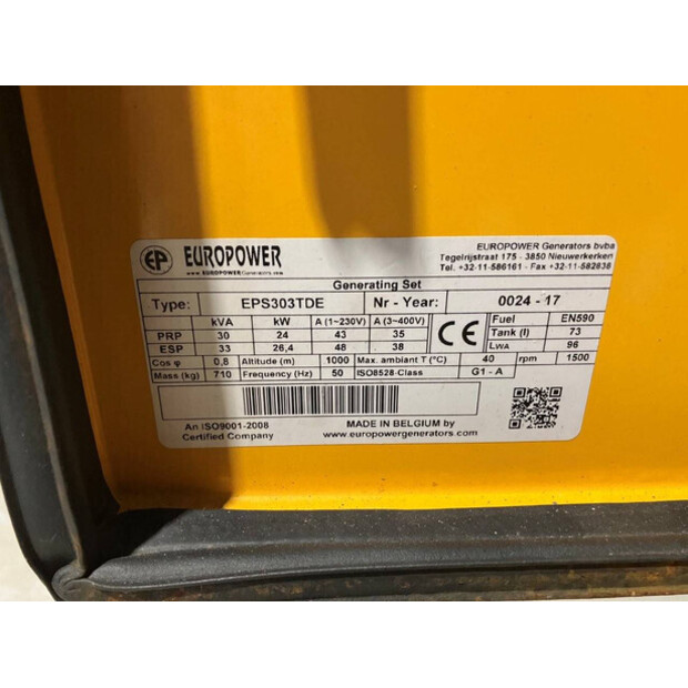 2017 Europower EPS303TDE-43185107
