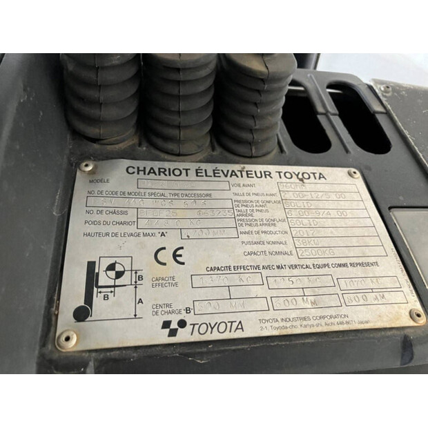 2008 Toyota 02-8FGF25-43185390