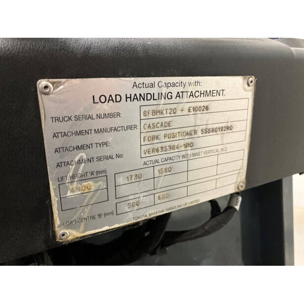 2013 تويوتا 8FBMKT20-43185722