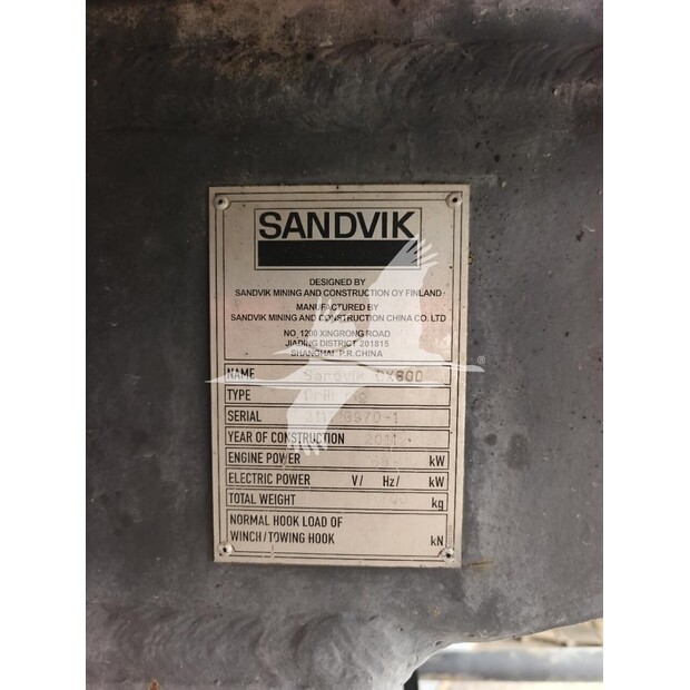 2011 ساندفيك DX800-43195536