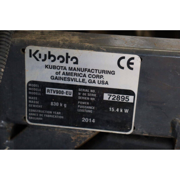 2014 KUBOTA RTV900-EU-43201835