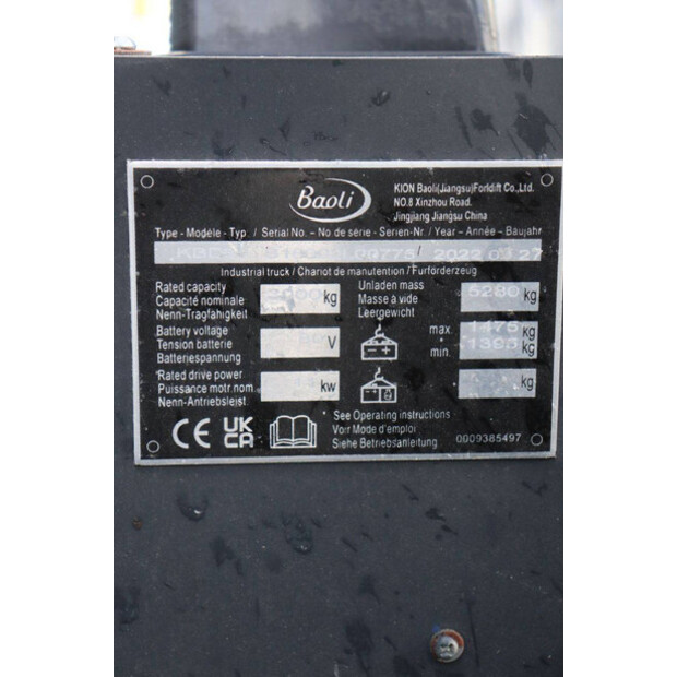 2022 BAOLI KBE30-43202392