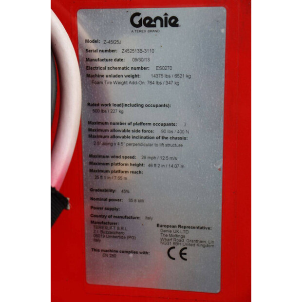 2013 Genie Z-45/25J-43204632