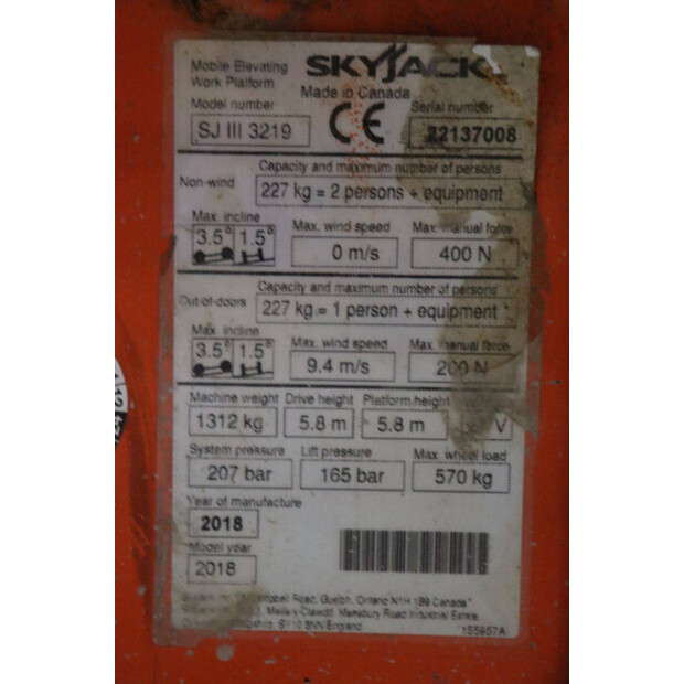 2018 سكايجاك SJ3219-43204935